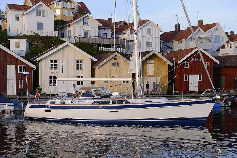 Hallberg-Rassy 48 Mk II in harbour